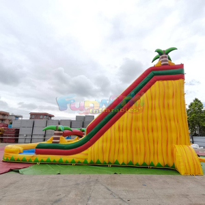 สไลเดอร์น้ำเป่าลมเกรดเชิงพาณิชย์สำหรับเด็ก พร้อมบ้านลมและพื้นที่กระโดดน้ำ - Product Image 6