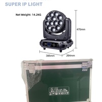 12X40W RGBW LED Moving Head Wash Light 550W Zoom Bühnenbeleuchtung DMX512 DJ Disco Hochzeit Konzert Beam Light