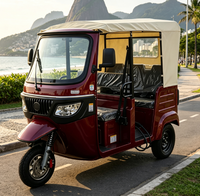 Véhicule Taxi Électrique à Trois Roues Conforme CEE, Expédition SKD, Moteur Magnétique en Acier 4000W pour Importation et Approvisionnement de Gros Volume