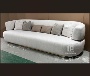 Updecors - Juego de Muebles Italianos de Diseño Nuevo, Tapicería Personalizada, Juego de Tela Seccional de 2-3 Plazas para Sala de Estar - Product Image 1