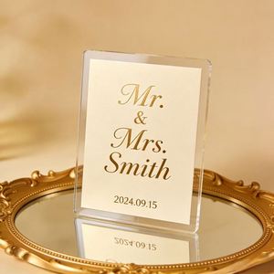 Premium Texture Acrylic Panel with <b>Embossed</b> Printing, Luxury Decorative Panel for Wedding Invitation <b>Card</b> and Elegant Invitation - Product Image 3