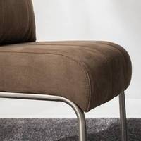 Vente de gros Mobilier Hôtel Chaises de salle à manger nordiques modernes avec dossier Chaises de salle à manger rembourrées en tissu de velours
