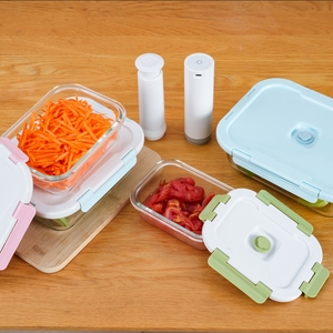 Nhà cung cấp cao cấp chất lượng cao Borosilicate thủy tinh thực phẩm <span class=keywords><strong>container</strong></span> Bộ nhà bếp thực phẩm lưu trữ thủy tinh ăn trưa Box Set - Product Image 5