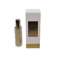 Boîte cadeau haut de gamme en carton doré, rigide et durable, avec pelliculage mat et gaufrage, pour vernis à ongles/huile, en matériaux recyclés