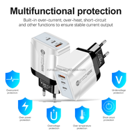 40w EU US UK Charging Head 2PD + USB Charger PD Phone Charger Type-c Adapter pour iphone 17 16 15 14 13 12