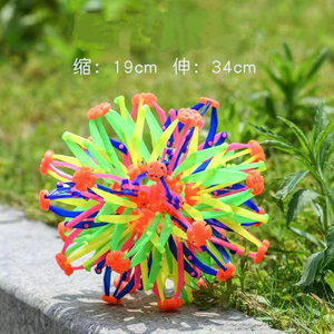 Balle Magique Extensible Multicolore en <span class=keywords><strong>Plastique</strong></span> pour Enfants, Anti-Stress, Couleurs Arc-en-ciel, Jouet Promotionnel - Product Image 5