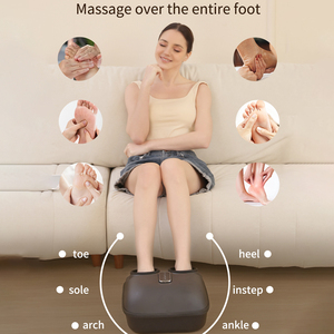 Masajeador Eléctrico de Pies con Rodillos Amasadores y Raspadores, con Calor, Masajeador de Pies Shiatsu con Rodillos Amasadores - Product Image 2