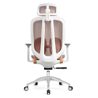 Chaise de bureau ergonomique moderne à dossier haut pivotante en maille intégrale avec accoudoirs 3D et roulettes en PU, vente chaude, usine de Foshan