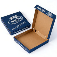 Boîte à pizza empilable en carton ondulé écologique et durable de 12 pouces, étanche, fabriquée à partir de matériaux recyclés pour les restaurants à emporter et la maison