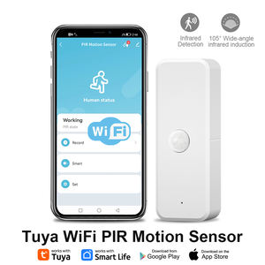Tuya akıllı Mini PIR kızılötesi hareket sensörü WIFI pil işletilen kablosuz insan hareket dedektörü için Wale veya tavan - Product Image 2