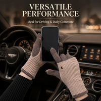 Gants longs d'hiver pour femmes avec logo personnalisé, compatibles avec les écrans tactiles, pour un usage quotidien et les activités de plein air