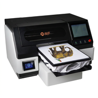 Impresora Digital de Inyección de Tinta CMYKW de Alta Gama para Prendas de Vestir, Impresora Portátil Automática de Alta Precisión para Cuero