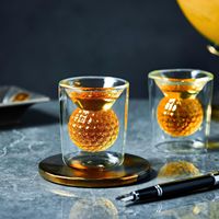Offre Spéciale – Verre à Whisky en Borosilicate Tendance, Prix Usine, Tasse à Café en Verre à Double Paroi Personnalisable