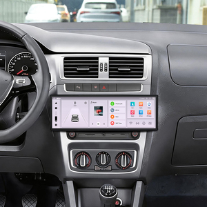 MOOKAKA Autoradio 14,9 pouces Accessoires pour Volkswagen <span class=keywords><strong>Fox</strong></span> 2014-2018 Navigation GPS Android Stéréo CarPlay sans fil Plug & <span class=keywords><strong>Play</strong></span> - Product Image 1