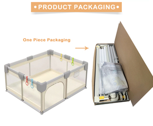 Nuevo Corralito para Bebés Lavable y Sin Costuras - Diseño Atractivo para Exteriores para un Tiempo de Juego Seguro - Product Image 3