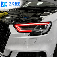 Módulo LED DRL Rojo Azul Amarillo 8V0998473A 8V0998474A para Audi A3 S3 RS3 8V 2017-2020, Luz Diurna LED para Faros Delanteros