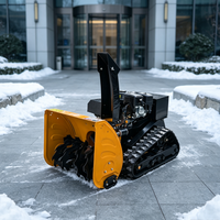 Essentiel pour l'hiver : Souffleuse à neige télécommandée à chenilles, à essence, pour usage commercial extérieur