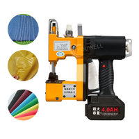 Machine à coudre portative sans fil pour sacs tissés, 2.6AH 4.0AH, avec batterie au lithium et coupe-fil automatique, scelleuse de sacs portable