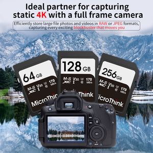MicroThink de alta velocidad 64GB <span class=keywords><strong>128GB</strong></span> 256GB 512GB Tarjeta de memoria SD Cámara compatible Coche DVR Impresora 3D con 4K Clase <span class=keywords><strong>10</strong></span> - Product Image 6