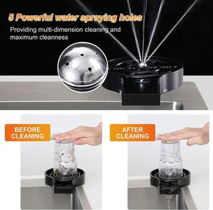 Dispositivo de Enjuague Automático para Grifos, Limpiador Rápido de Botellas, Enjuagador de Vasos para Fregaderos de Cocina, Biberones y Vasos de Bar - Product Image 2