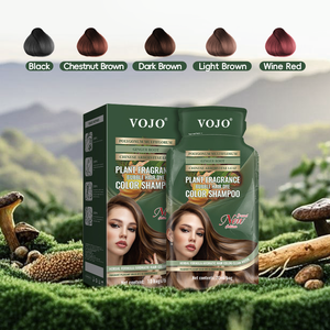 Crème colorante pour cheveux VOJO, crème colorante pour cheveux <span class=keywords><strong>de</strong></span> haute qualité, vente en gros, meilleur prix, crème colorante pour cheveux noirs rapide pour adultes - Product Image 2