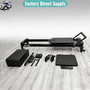Machine de Pilates Reformer en alliage d'aluminium blanc de qualité supérieure, lit de Pilates professionnel de qualité studio, fournisseur en gros, certifié RoHS - Product Image 1