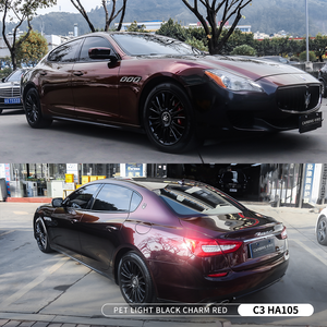 Vendita calda per animali domestici Charm rosso involucro in vinile per auto di alta qualità colore colore pellicola dimensione del rotolo 1.52*18M - Product Image 4