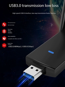 كومفاست بدون محرك مزدوج النطاق USB جيجابت لاسلكي خارجي 5G عالي الطاقة غير محدود واي فاي جهاز إرسال استقبال الكمبيوتر المحمول - Product Image 5