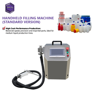Équipement de remplissage portatif économique et personnalisé, machine de remplissage semi-automatique réglable pour produits chimiques quotidiens et boissons