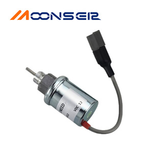 Vanne solénoïde Moonsen U85206452 DC 12V pour coupure de carburant des excavatrices - Product Image 2