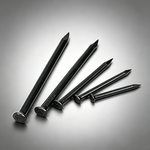 Clavos de Acero para Concreto Negros de Alta Durabilidad, Cabeza Redonda, Personalizados para Construcción y Albañilería - Product Image 1