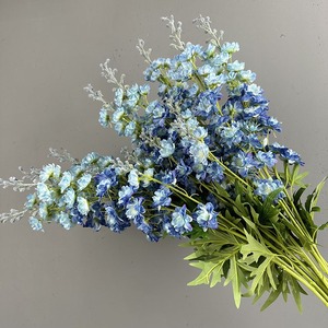 Fournisseur de fleurs artificielles fleurs de <span class=keywords><strong>delphinium</strong></span> à tige unique objets de décoration de mariage fleur en plastique - Product Image 2