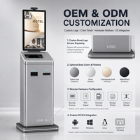 End-to-End-Anpassbare Selbstbedienungs-Check-in-Check-out-Kiosk für Hotels mit Touchscreen, Pass-Scanner und Karten-Schlüsselautomat