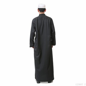 da uomo tradizionali musulmani 2 pezzi Casual a maniche lunghe per la <span class=keywords><strong>preghiera</strong></span> Choli stile musulmano Thobe inverno - Product Image 5