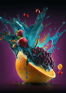 Póster e Impresiones <span class=keywords><strong>de</strong></span> Frutas Frescas Naturales, Pintura en Lienzo <span class=keywords><strong>de</strong></span> Fresas y <span class=keywords><strong>Naranjas</strong></span>, Decoración <span class=keywords><strong>de</strong></span> Cocina, Comedor, Arte <span class=keywords><strong>de</strong></span> Pared - Product Image 5