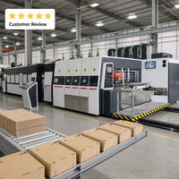 Machine de découpe et d'impression de carton ondulé de précision avec fonctions de rainurage et de refendage