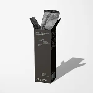 Luxe Huidverzorgingspapier Verpakking Custom Doos Verpakking Cosmetische Opvouwbare Producten Dozen Verpakking Voor Lotion