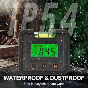 2025 ЖК-дисплей цифровой электронный датчик угла уровня Магнитный базовый углоискатель Пузырьковые измерительные приборы уровня коробка уровня - Product Image 4