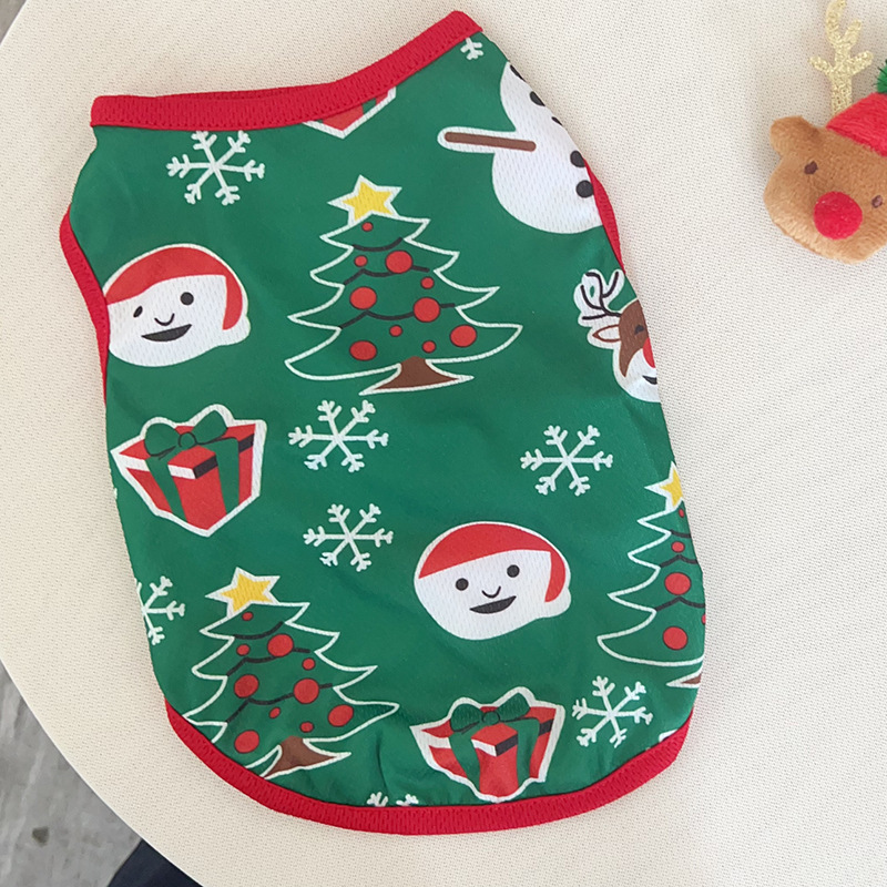 Christmas vest-green snowman