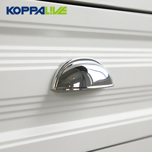 Poignées et boutons de tiroir et de porte d'armoire Koppalive Modern Brass Cup Shell Pulls 76mm Bronze antique Luxe - Product Image 4