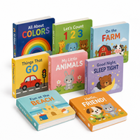 Usine d'impression de livres cartonnés pour enfants sur mesure, fabricant OEM de livres éducatifs pour bébés