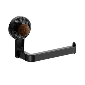 Portarotolo Doppio da <span class=keywords><strong>Bagno</strong></span> Multifunzionale in Plastica, Montaggio a Parete Senza Fori, Design Sostenibile con <span class=keywords><strong>Ventosa</strong></span> - Product Image 5