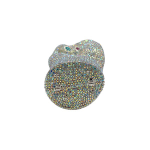 Pochette de soirée pour femme, style mode, avec cristaux Victory et strass brillants motif geste 'Yeah', pour boîte de nuit, bar et rendez-vous - Product Image 6