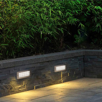 Lumière d'escalier LED 3W-5W IP65 étanche en aluminium pour extérieur, lampe murale avec garantie de 3 ans, température de couleur réglable 3000K-6500K CRI 70