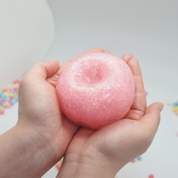 Jouets en forme de pomme souple GL à l'huile de coco, bleus, personnalisables, 2026, mignons, jouets à presser, jouets sensoriels pour enfants