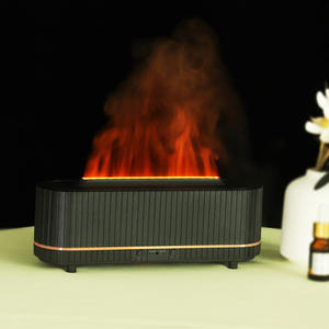 Diffuseur d'arômes à flamme 3D JCSY 200 ml, humidificateur ultrasonique avec lumière bleue pour la maison et le bureau - Product Image 5