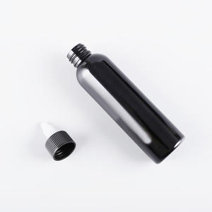 Botella <span class=keywords><strong>de</strong></span> plástico negra con tapa giratoria para solventes, botella transparente <span class=keywords><strong>de</strong></span> color ámbar con aplicador <span class=keywords><strong>de</strong></span> punta - Product Image 4