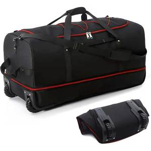 Sac de voyage à roulettes <span class=keywords><strong>extra</strong></span> large, imperméable, en polyester, pliable, portable, pour l'extérieur, grande capacité, léger - Product Image 1