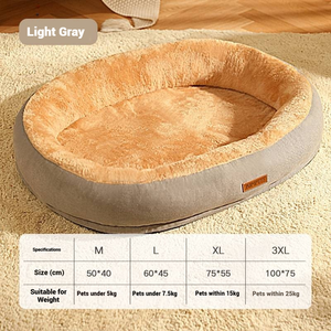 Cama Redonda Universal para Mascotas, Perros y Gatos, de Felpa, Antideslizante, Cálida, para Todas las Estaciones - Product Image 6
