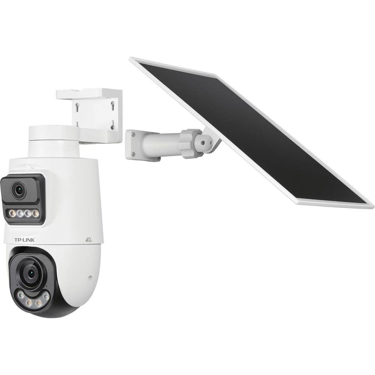 TP-LINK 4G Solar Monitoring Kit TL-IPC689XL-F4GE-S12C33 Dual Camera IP66 Waterproof 2560x1400 Resolution SD Card Storage No